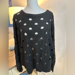 aro Peek-A-Boo Sweater - Size S